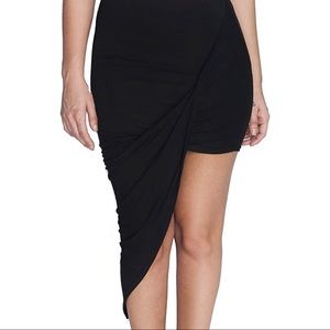 YOU Wrap Skirt One side Drape Design